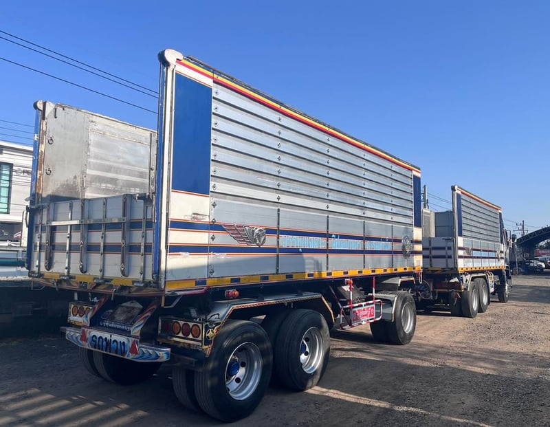 ISUZU FXZ 360 พ่วงแม่ลูกดั้มพ์เกษตร