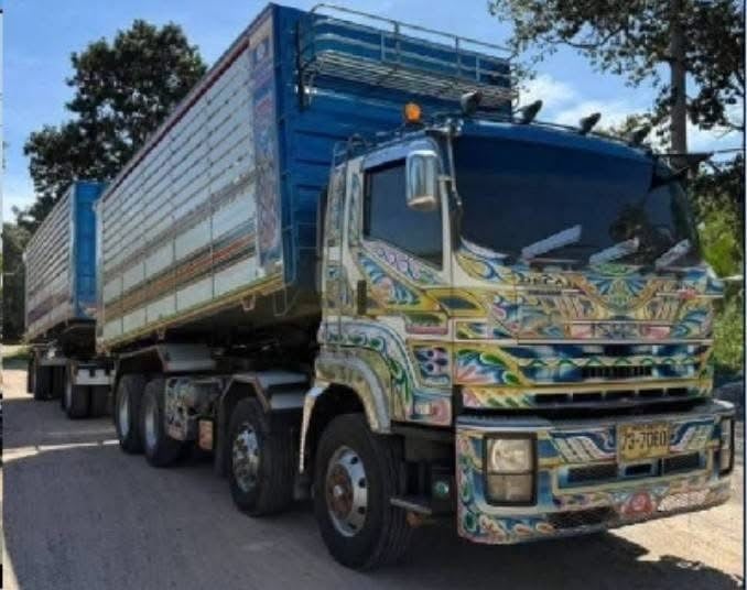 ISUZU FYH 360 พ่วงแม่ลูกดั้มพ์เกษตร