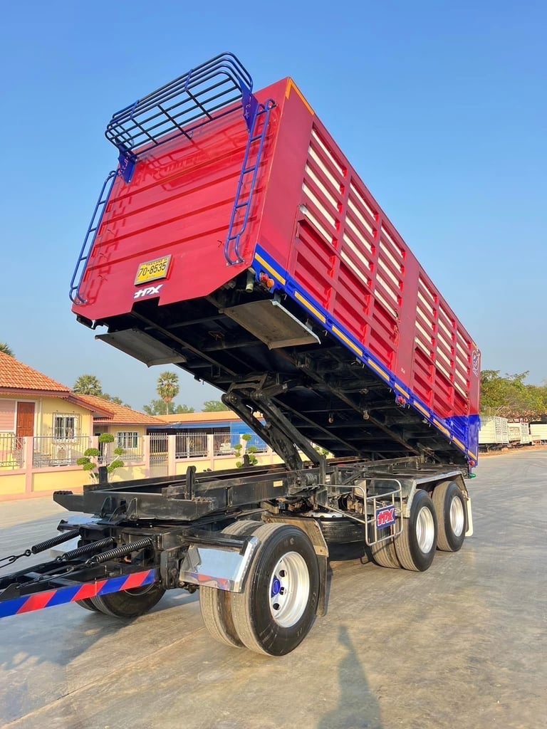 ISUZU FXZ 360 พ่วงแม่ลูกดั้มพ์คอกเกษตร  บรรทุก 30.275 ตัน   อู่ ฟินิกซ์