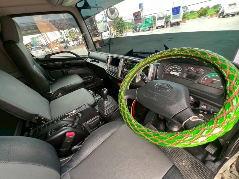 พ่วงแม่ลูก HINO FG8J 240 (6ล้อดัมพ์) ปิเนียม ยาว 5.60 เมตร  ไมล์ 61,747 กิโล