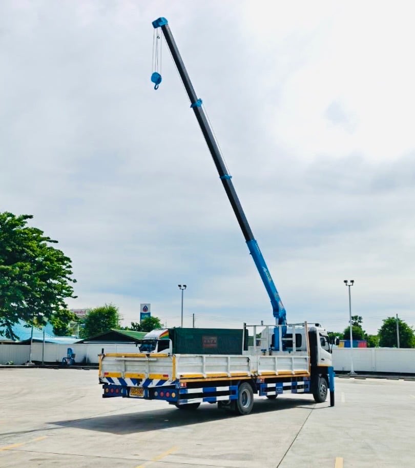 ไมล์ 4 หมื่นกว่า❗️HINO NEW FC9J 210 แรง  ติดเครน 3 ตัน