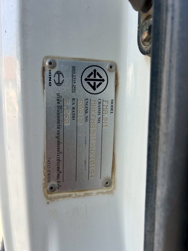 ฟรีๆ❗️โปร-พิเศษ❗️HINO FM1J 260 ปี 2559  หัวคัดซี