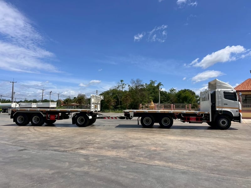 HINO FM1A 344 พ่วงแม่ลูกพื้นเรียบ HINO FM1A 344 พ่วงแม่ลูกพื้นเรียบ