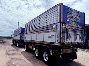 SUZU FXZ 360 พ่วงแม่ลูกดั้มพ์  เฟืองเร็ว