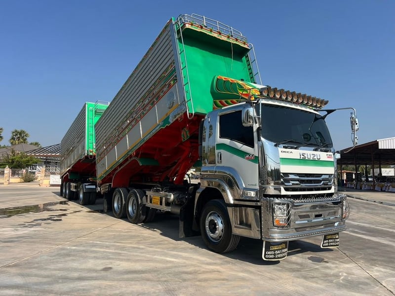 ไมล์ 153,391 ❗️ISUZU FXZ 360 แม่ลูกดัมพ์