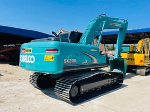 SK200-8X ไฟฟ้าครบ ระบบดี เครื่องปั้มแห้ง