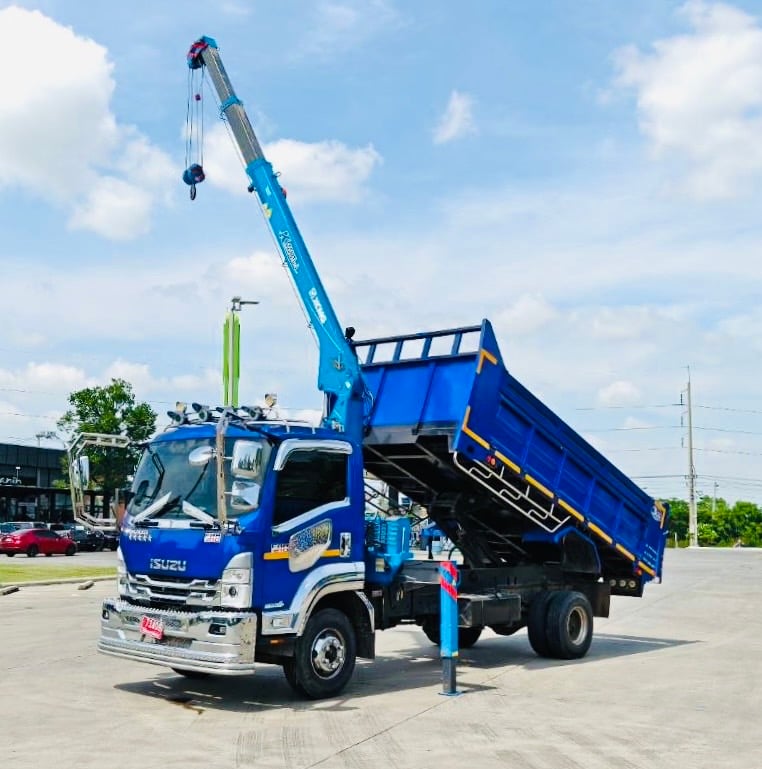 ไมล์ 12,769 กิโล❗️NEW FRR210 ติดเครน XCMG ใหม่  3 ตัน