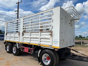 ISUZU FXZ 360 แรง พ่วงแม่ลูกไม่ดั้มพ์ กระบะเหล็กเปิดข้างได้ ISUZU FXZ 360 แรง พ่วงแม่ลูกไม่ดั้มพ์ กระบะเหล็กเปิดข้างได้