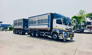 HINO FM2P 380 ไมล์ 8 หมี่น พ่วงแม่ลูกดั้มพ์