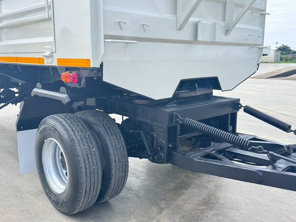 ฟรีๆ❗️โปร-พิเศษ❗️ISUZU FC 9J 210 ปี 2566 แม่ลูกดัมพ์ 6 ล้อ ไมล์น้อย