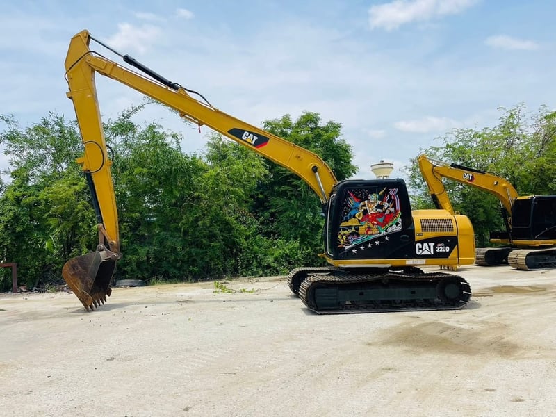 CAT312D กะบอกดำ )เก่าญี่ปุ่น) บุมยาว 14 เมตร 