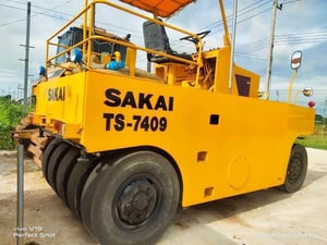 TS7409 รถบด 9 ล้อ เช็กซ่อม เพลาหน้า เพลาหลัง