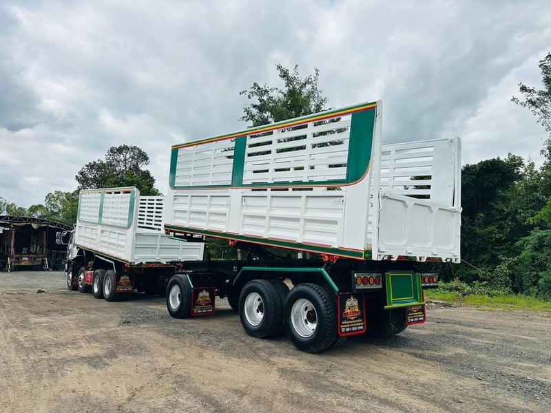 HINO 260 แรง เครื่อง.JO8C พ่วงแม่ลูกดั้มพ์เกษตร