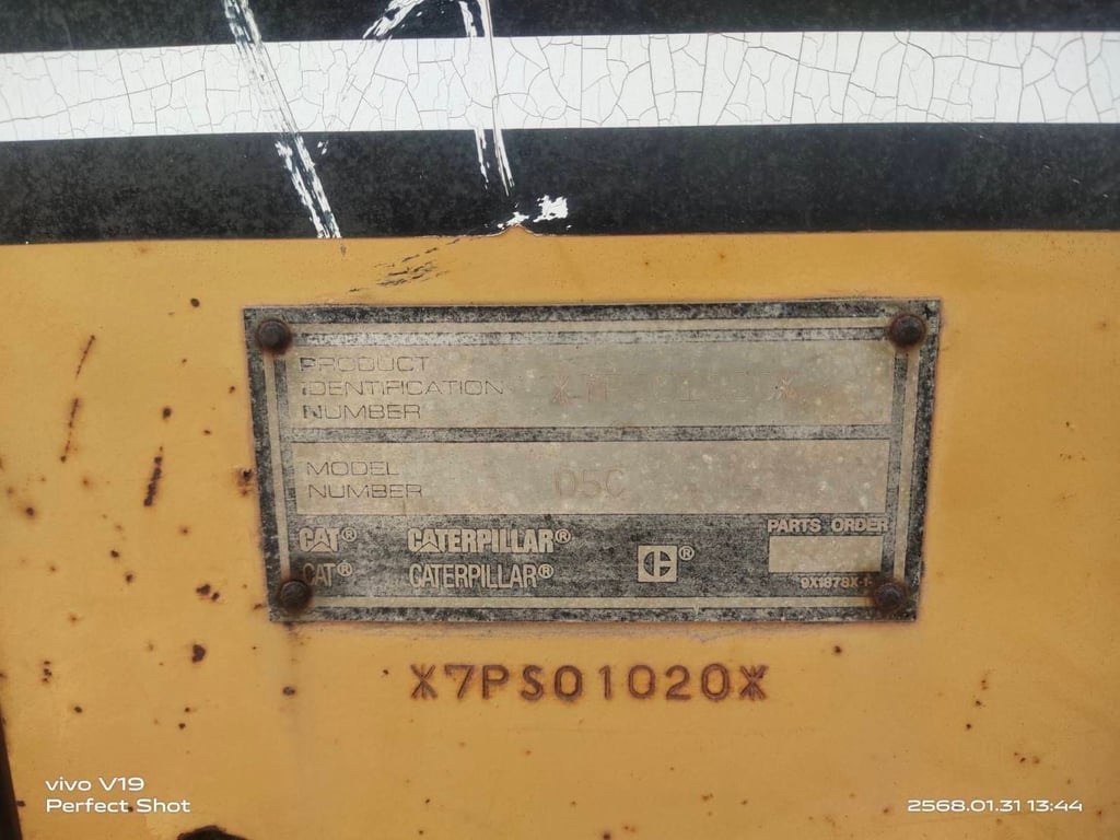 CAT รุ่น D5C เกียท๊อก ตีนไก่  เอกสารอินวอย