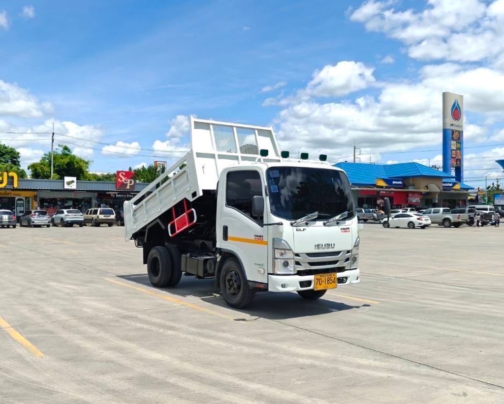 ไมล์ 46,427 กิโลิ❗️ISUZU NMR 130 ปี 2566 ดั้มพ์ 3 คิว