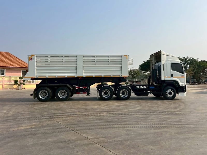 ISUZU GXZ 360 ปี 2566 หัวลากพร้อมหางเซมิดัมพ์ ISUZU GXZ 360 ปี 2566 หัวลากพร้อมหางเซมิดัมพ์