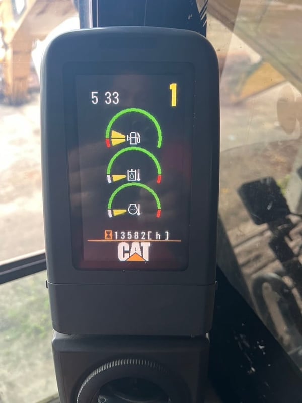 ไมล์ ช.ม 13.000❗️CATERPILLAR 320D กระบอกดำ