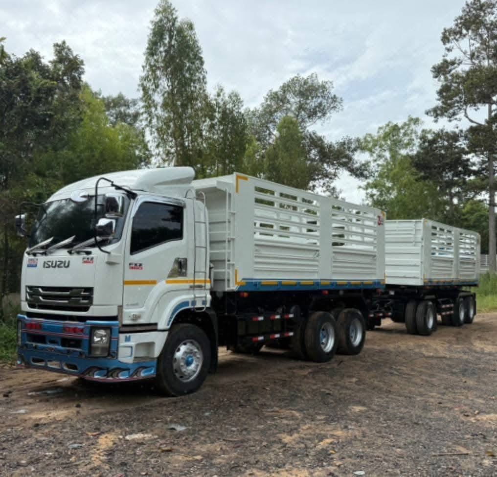 ISUZU FXZ 360 พ่วงแม่ลูกดั้มพ์ อู่ สามมิตร ISUZU FXZ 360 พ่วงแม่ลูกดั้มพ์ อู่ สามมิตร