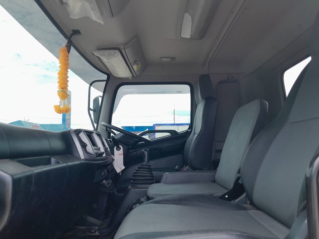 เข้าใหม่❗️ไมล์ 22,938 กิโล 6ล้อติดเครน HINO FG8J 240 เครนยี่ห้อ  UNIC 5 ตัน 5 ปลอก
