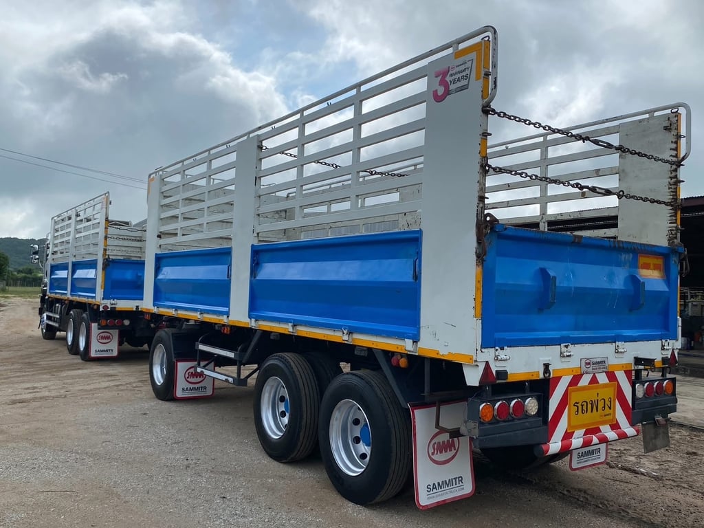 ISUZU FXZ 360 แรง พ่วงแม่ลูก ไม่ดั้ม