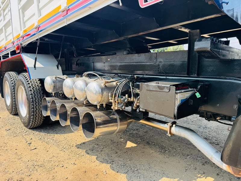 รถพ่วงแม่ลูกดั้มพ์ ISUZU FXZ 360 แรง ปี 2557  คอกเกษตร