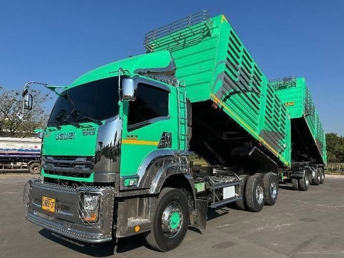 ISUZU FXZ  360 พ่วงแม่ลูกดั้มพ์ เฟืองเร็ว