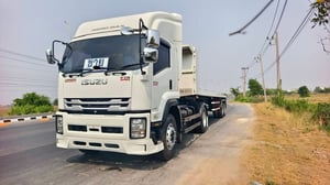 ISUZU FTR 240 MT (หัวลาก 6ล้อ)  พร้อมหางพื้นเรียบ 2 เพลา