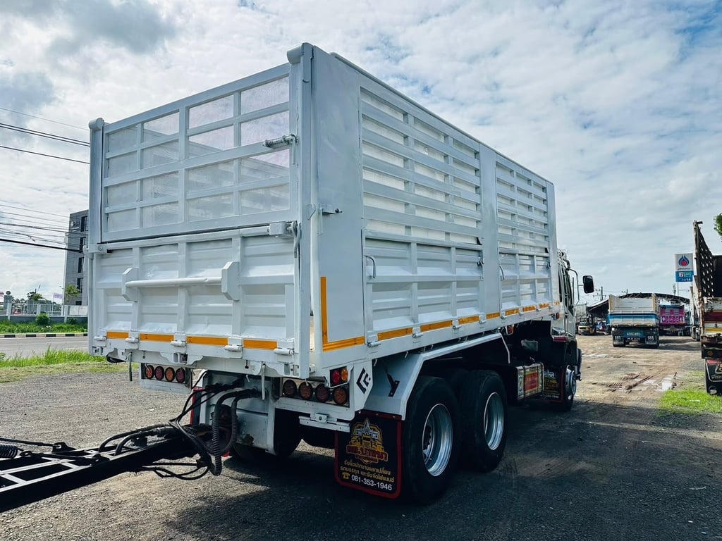ISUZU  320 พ่วงแม่ลูกดั้มพ์คอกเกษตร  บรรทุก 30 ตันกว่า