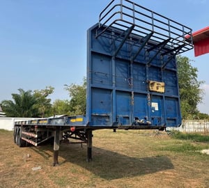 ขายหางพื้นเรียบ 3 เพลา ยาว.12.50.เมตร