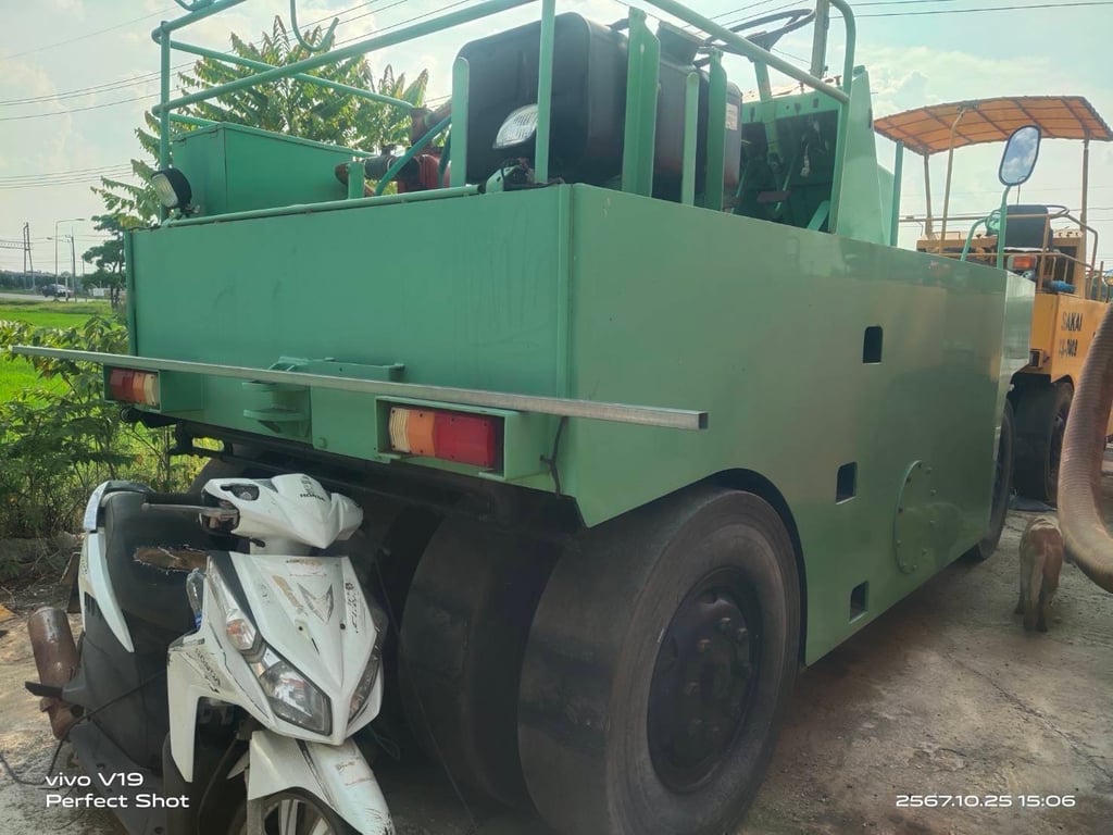 รถบทล้อยาง TS7409 SAKAI  เช็คช่อมเต็มระบบ  เครื่อง-ปั้ม-เกียร์-ระบบเบรก   พิกัด คลอง 7 ราคา 395.000.บาท 📞 094-653-6339 อิฐ รับซื้อ-ขาย-แลกเปลี่ยน-รถ?