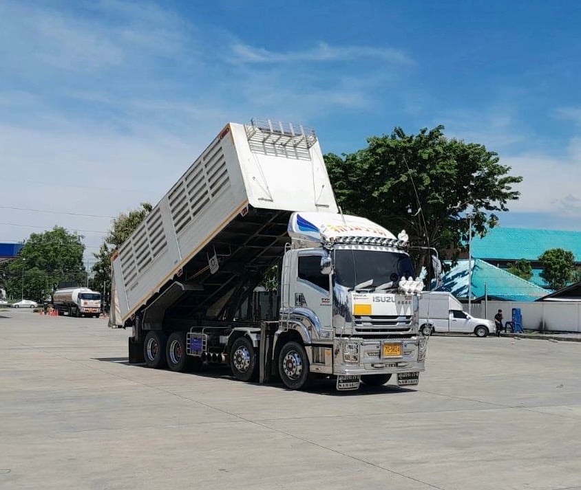 พ่วงแม่ลูกดั้ม แม่12ล้อ ISUZU FYH 360 MT ไมล์ 321,370 กิโล ดั้มพ์เกษตร พ่วงแม่ลูกดั้ม แม่12ล้อ ISUZU FYH 360 MT ไมล์ 321,370 กิโล ดั้มพ์เกษตร