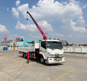 ISUZU NEW FRR 210 ติดเครน 3 ตัน 