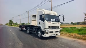ISUZU FTR 240 MT (หัวลาก 6ล้อ)  พร้อมหางพื้นเรียบ 2 เพลา