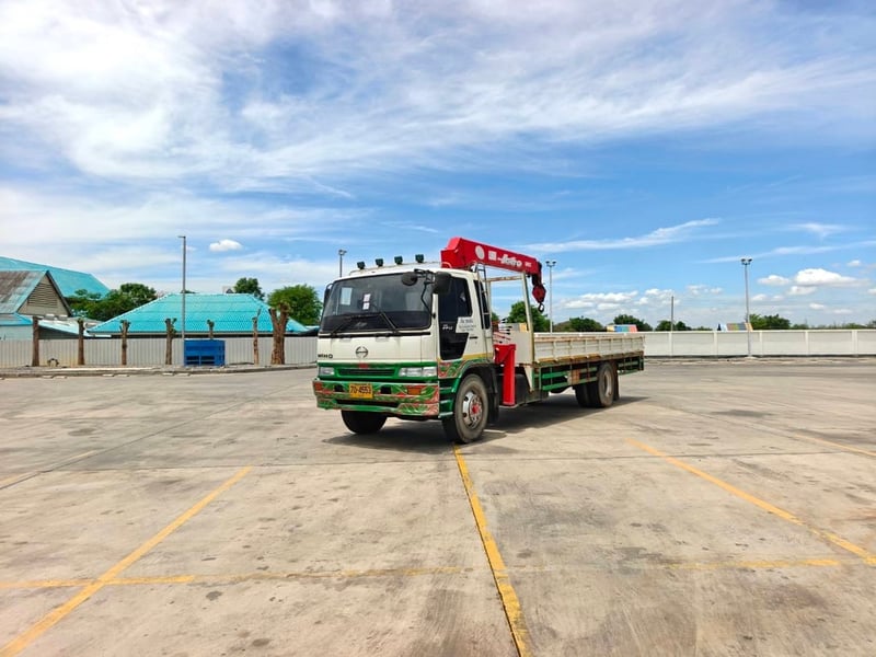 เข้าใหม่❗️HINO FF1J 210 แรง  เครน 5 ตัน