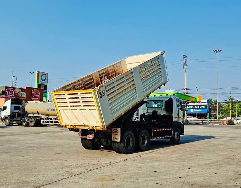 เข้าใหม่❗️ไมล์ 8,524❗️HINO FM1A 344  ดั้มพ์สามมิตร