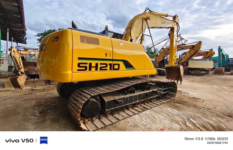 SUMITOMO SH210F-5มีลายหัวเจาะ แอร์เย็น SUMITOMO SH210F-5มีลายหัวเจาะ แอร์เย็น