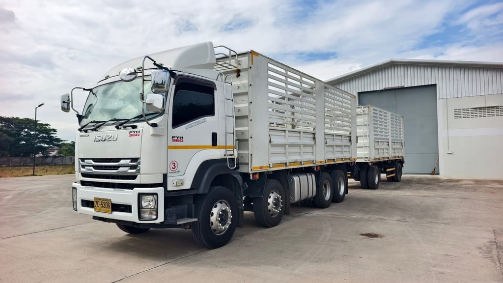 พ่วงแม่ลูก ISUZU  360 แรง (ไม่ดั้มพ์) อู่ พนัส พ่วงแม่ลูก ISUZU  360 แรง (ไม่ดั้มพ์) อู่ พนัส