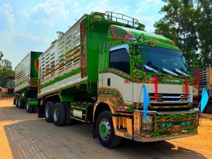 ISUZU FXZ 360 พ่วงแม่ลูกดั้มพ์ (เฟืองเร็ว)