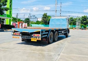 ไมล์ 9 หมื่นกว่า❗️HINO FL8J 260 แรง  กะบะพื้นเรียบยาย 7.45 เมตร ปี 2566