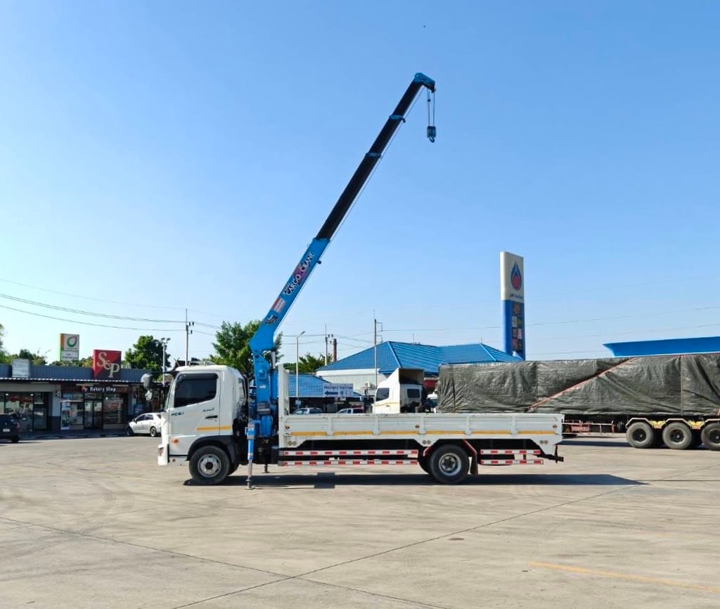 ไมล์ 37,028 กิโล❗️HINO FC9J 210 แรง ปี 2566 ติดเครนTADANO รุ่น ZR 304 ขนาด 3 ตัน ไมล์ 37,028 กิโล❗️HINO FC9J 210 แรง ปี 2566 ติดเครนTADANO รุ่น ZR 304 ขนาด 3 ตัน