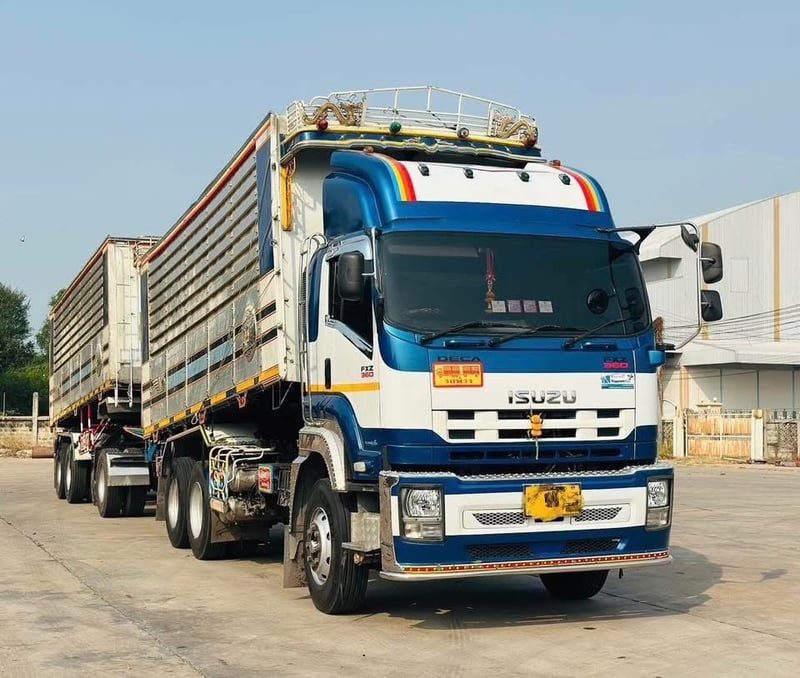 ISUZU FXZ 360 พ่วงแม่ลูกดั้มพ์