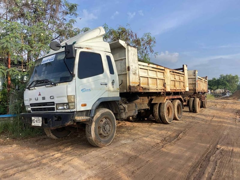  MITSUBISHI FN627 -254 แรงม้า  พ่วงแม่ลูกดั้มพ์