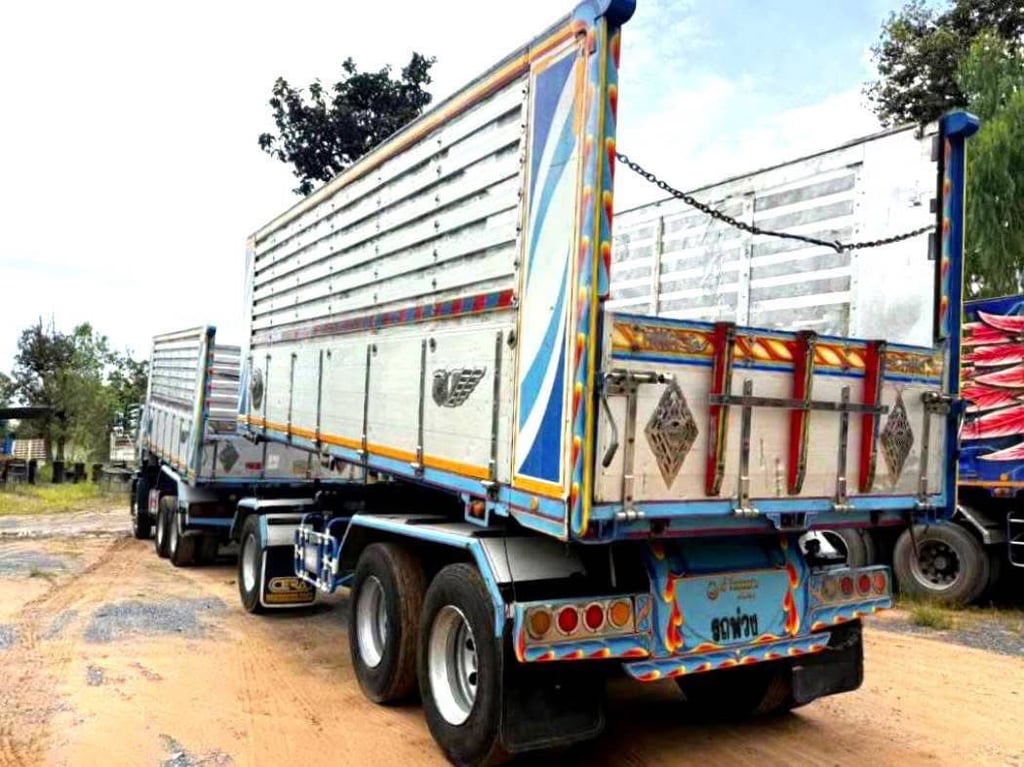 ISUZU FXZ 360 พ่วงแม่ลูกดั้มพ์เกษตร ใส่ของได้ 30 ตัน ISUZU FXZ 360 พ่วงแม่ลูกดั้มพ์เกษตร ใส่ของได้ 30 ตัน