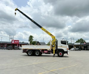 ติดเครน 5 ตัน❗️ไมล์ 15,489❗️สองเพลา  HINO FM1A 344 เครน 5 ตัน