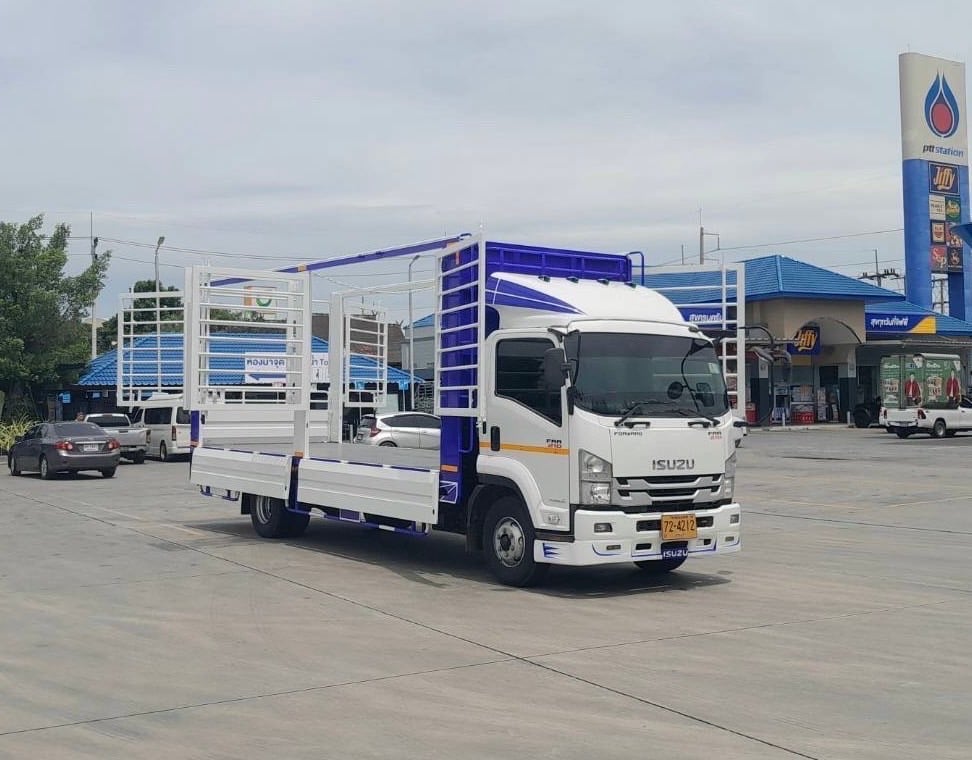 ISUZU.FRR 210 แรงกะบะเหล็กเปิดข้างได้รอบ