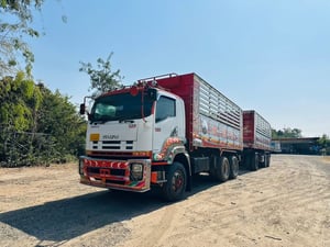 ISUZU FXZ 360 พ่วงแม่ลูกดั้มพ์ ISUZU FXZ 360 พ่วงแม่ลูกดั้มพ์