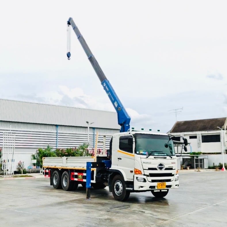 เข้าใหม่ ❗️ 37.492 กิโล❗️HINO. FL8J 260  10ล้อติดเครน  TADANO ZE555ตัน รับซื้อ-ขาย-แลกเปลี่ยน-รถ?