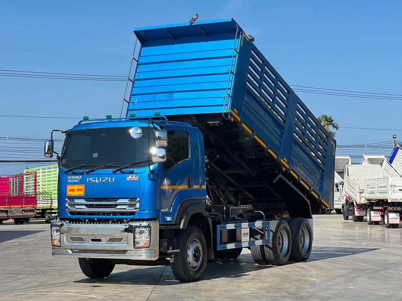 ไมล์ 26,255❗️ISUZU FXZ 360 MT   ดั้มพ์เกษตร รถ 8 เดือน ปี 2567