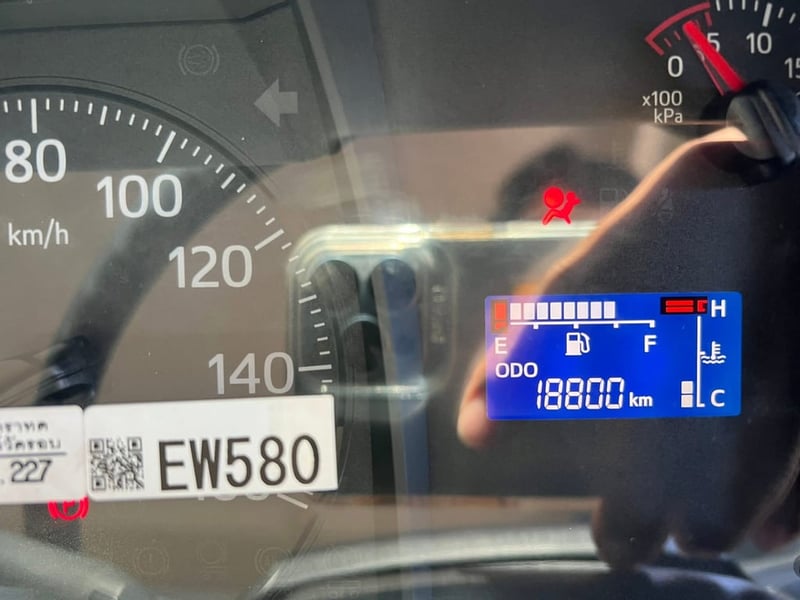 เข้าใหม่❗️ไมล์ 18,800 กิโล❗️HINO FC9J 210  6ล้อพ่วงแม่ลูกดัมพ์