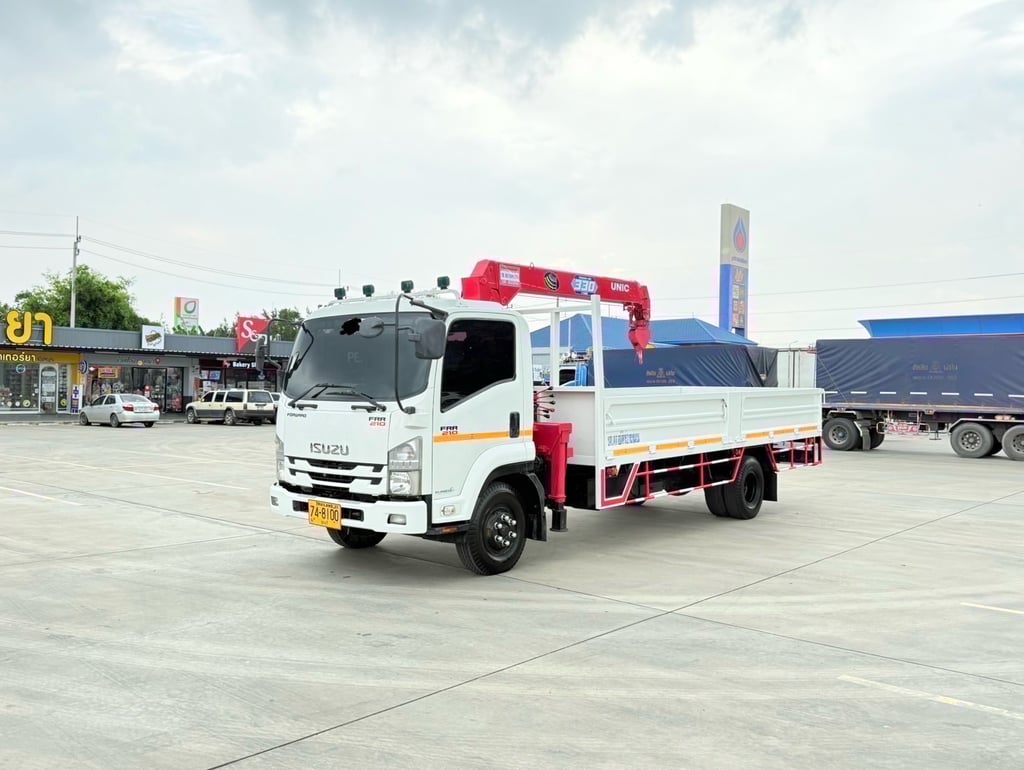 ไมล์ 1 แสนนิด❗️ISUZU FRT 210 ติดเครน  3 ตัน